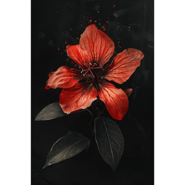 Red Flower Canvas